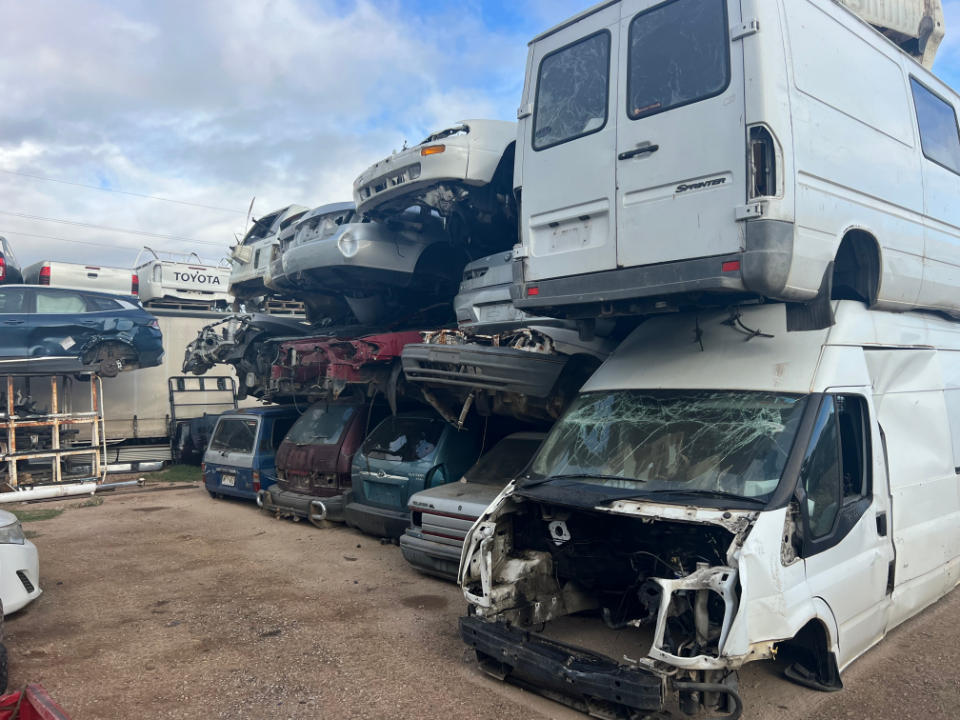 car wrecking yard